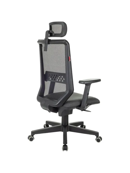 Кресло VB_EChair 663 TC-H черный TW-01 38-418 сетка/ткань