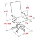 Кресло VB_Echair-658 PU кожзам черный пластик