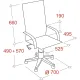 Кресло BN_Dt_EChair-550 TR рец.кожа черная, хром