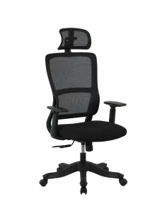 Кресло BN_Hg_EChair-634 TC сетка/ткань черный