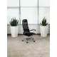 Кресло МТ_EChair 675 TTW сетка/ткань черный пластик
