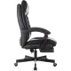 Кресло VB_EChair 624 PU PM черный эко.кожа  подст.для ног