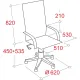 Кресло BN_Fc_Руководителя Echair-528 ML кожа белая, алюминий