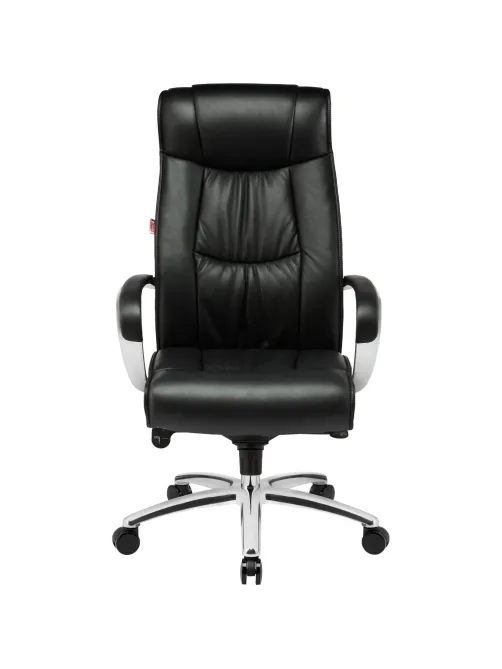 Кресло BN_Fc_Руководителя Echair-534 TL кожа черная, хром