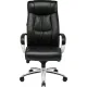 Кресло BN_Fc_Руководителя Echair-534 TL кожа черная, хром