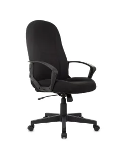 Кресло БР Комус Мебель EChair 665 ткань,черный,пластик