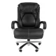 Кресло VT_CHAIRMAN 402 кожа черная, хром