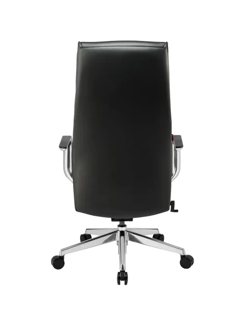 Кресло BN_Fc_EChair-597 ML кожа черный, алюминий