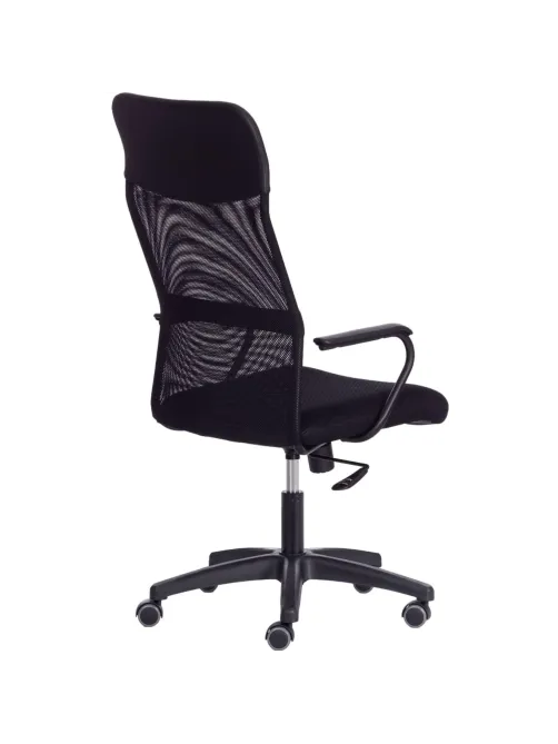 Кресло UT_Easy Chair 618 сетка/кож.зам, черный, 36-6/W-11