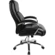 Кресло BN_Dp_EChair-585 TR рецикл.кожа черный, хром