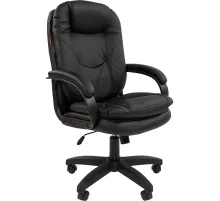 Кресло VT_Chairman 668LT черный пластик, экопремиум черный N
