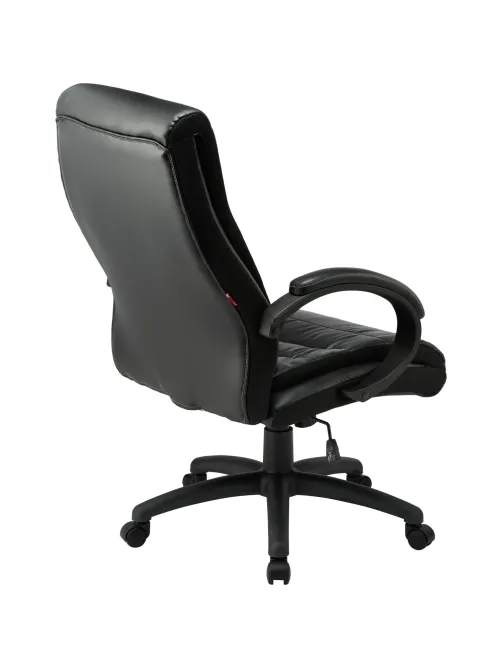 Кресло BN_Dp_EChair-648 TPU кожзам черный, пластик черный