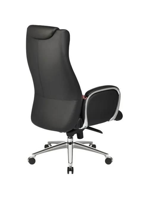 Кресло BN_Jl_Руководителя Echair-545 ML кожа черная, хром