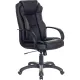 Кресло VB_Бюрократ для руковод CH-839 черный Leather Black эко.кожа пластик