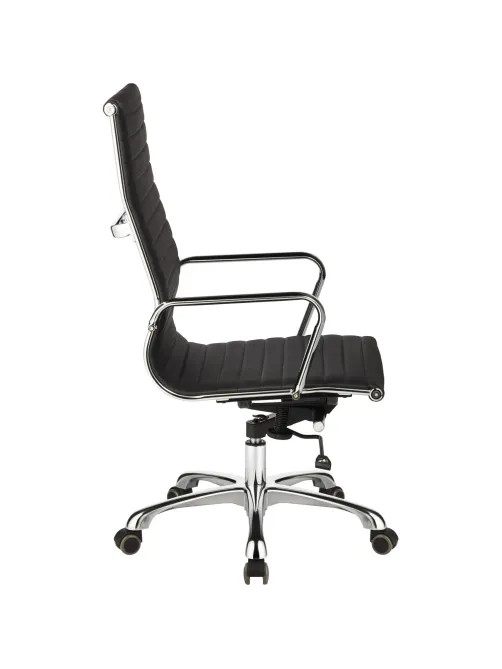 Кресло BN_Jl_Руководителя EChair-705 TPU к/з черный, хром