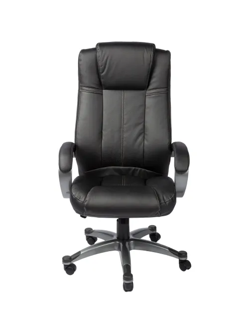 Кресло BN_Dp_Руководителя EChair-604 RT рецикл.кожа черная,