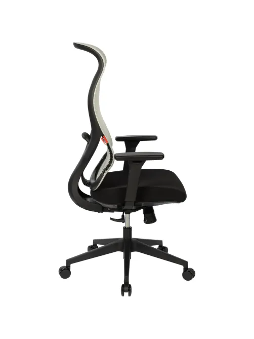 Кресло BN_Zm_EChair-603 MC сетка/ткань, серый/черный
