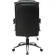 Кресло BN_Dt_EChair-561 TR рец. кожа черная, хром