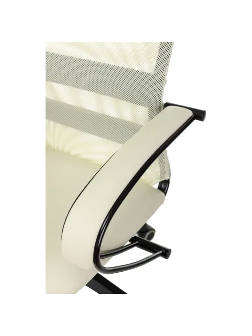 Кресло VB_EChair-655 TPU_BG сетка/экокожа бежевый пластик