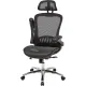 Кресло BN_Hg_EChair-552 TTW Net сетка черная, хром
