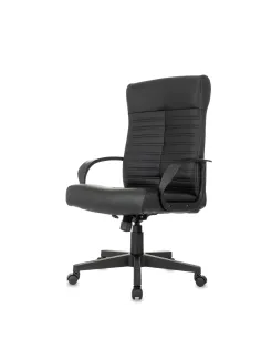 Кресло БР Комус Мебель Echair 659, экокожа, черн, пластик