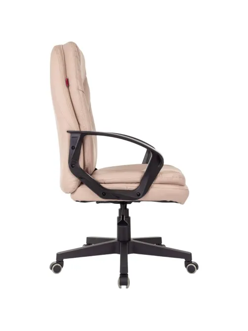 Кресло VB_EChair 668LT PU бежевый эко.кожа крестов. пластик