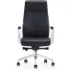 Кресло ЮФК Комус Мебель Easy Chair 501, экокожа, черный, алюминий