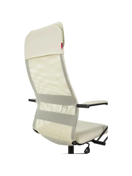 Кресло VB_EChair-655 TPU_BG сетка/экокожа бежевый пластик