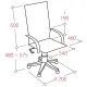 Кресло VB_Бюрократ CH-868N Fabric черный Light-20 крест. пластик