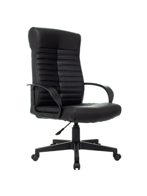 Кресло VB_Echair-657 PU кожзам черный пластик