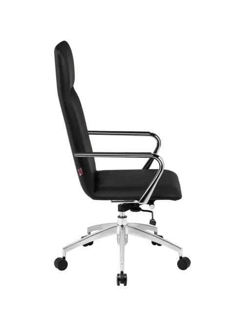 Кресло BN_Jl_EChair-593 TPU экокожа черный, алюминий