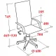 Кресло BN_Fc_EChair-597 ML кожа черный, алюминий