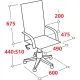 Кресло BN_SH_EChair-566 TPU кожзам бежевый, хром