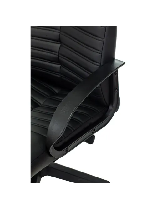 Кресло VB_Echair-657 PU кожзам черный пластик