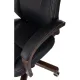 Кресло БР Комус Мебель EChair 329 кожа,черный, дерево