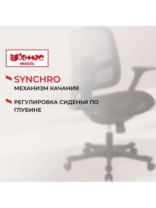 Кресло BN_Zm_EChair-600 MC сетка, черный