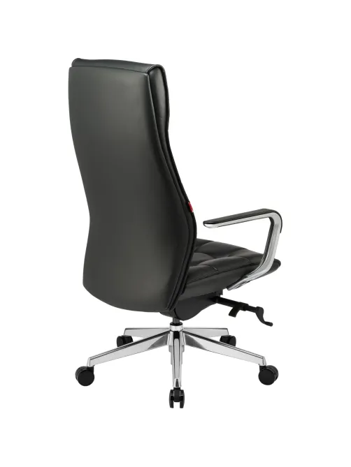 Кресло BN_Fc_EChair-597 ML кожа черный, алюминий