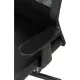 Кресло VB_EChair-651 TPU кожзам черный, сетка черая,металл