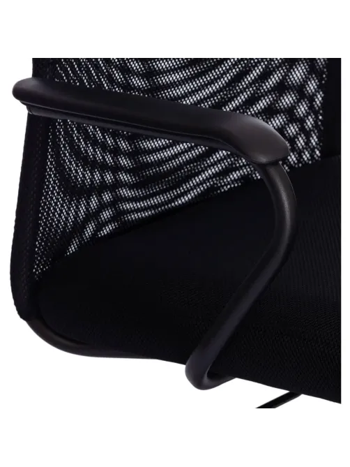 Кресло UT_Easy Chair 618 сетка/кож.зам, черный, 36-6/W-11