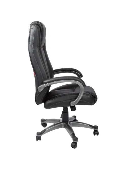 Кресло BN_Dp_Руководителя EChair-604 RT рецикл.кожа черная,