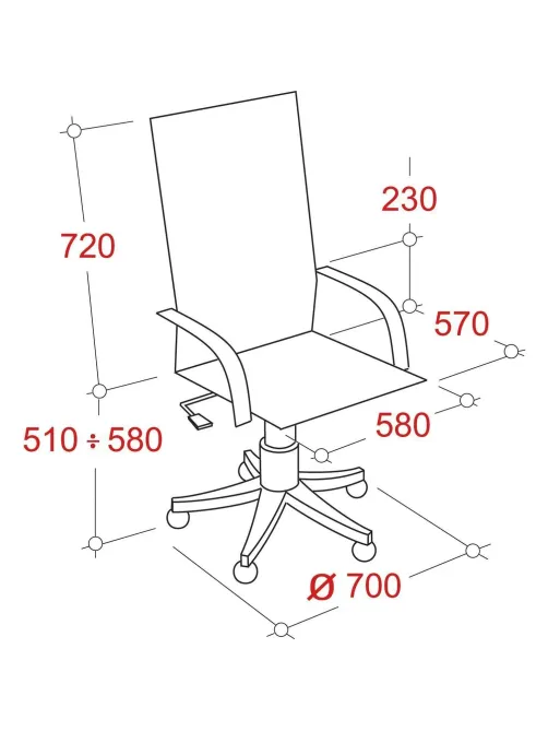 Кресло BN_Dp_EChair-559 TPU кожзам черный, металл черный