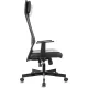 Кресло VB_EChair-651 TPU кожзам черный, сетка черая,металл