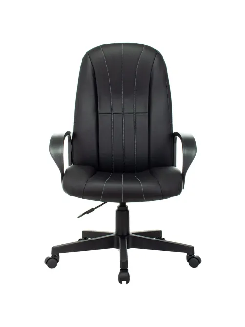 Кресло VB_Echair-658 PU кожзам черный пластик