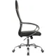 Кресло VB_EChair 655LT SL/TPU черный экокожа крестов. хром