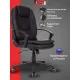 Кресло VB_EChair 668 PU черный эко.кожа крестов. пластик