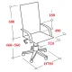 Кресло БМФ Easy Chair СН-277 Бостон В Айс хром Moderno 02 (серый)
