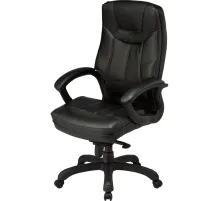 Кресло BN_U_Руководителя EChair CS-608Е кожа черная, пластик