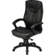 Кресло BN_U_Руководителя EChair CS-608Е кожа черная, пластик