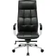 Кресло BN_Fc_EChair-597 ML кожа черный, алюминий