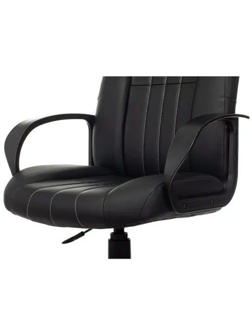 Кресло VB_Echair-658 PU кожзам черный пластик